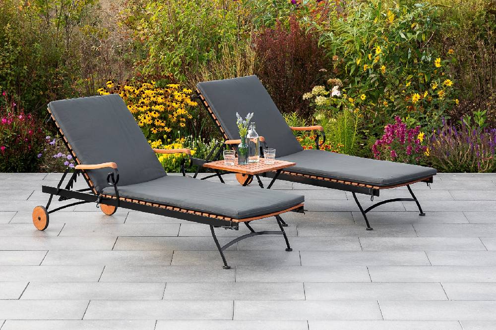 Merxx Schlossgarten Set 3tlg. Hocker 45 x 45 cm