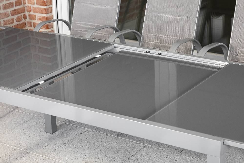 Merxx Amalfi di lusso Set 7tlg. Semi-Ausziehtisch 200/300 x 100 cm Fabrikladen