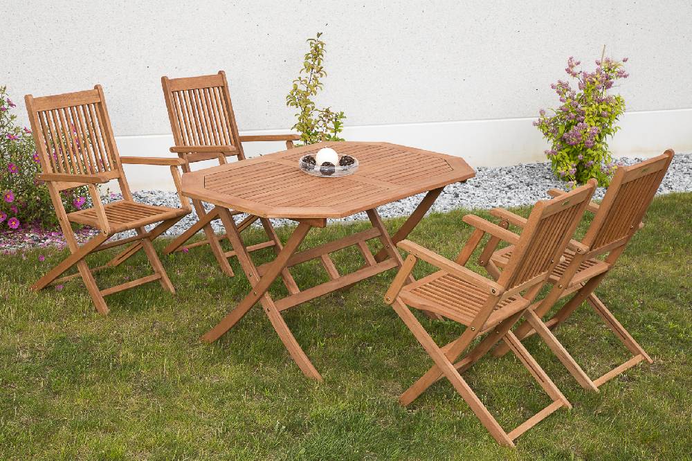 Merxx Rio Set 5tlg. Klapptisch 135 x 85 cm Muttertagsangebot