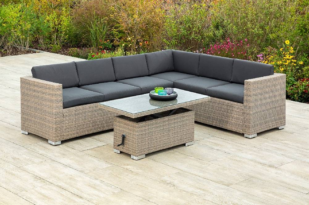 Merxx Bellante Eckset Tisch 120 x 60 cm VIP-Rabatte