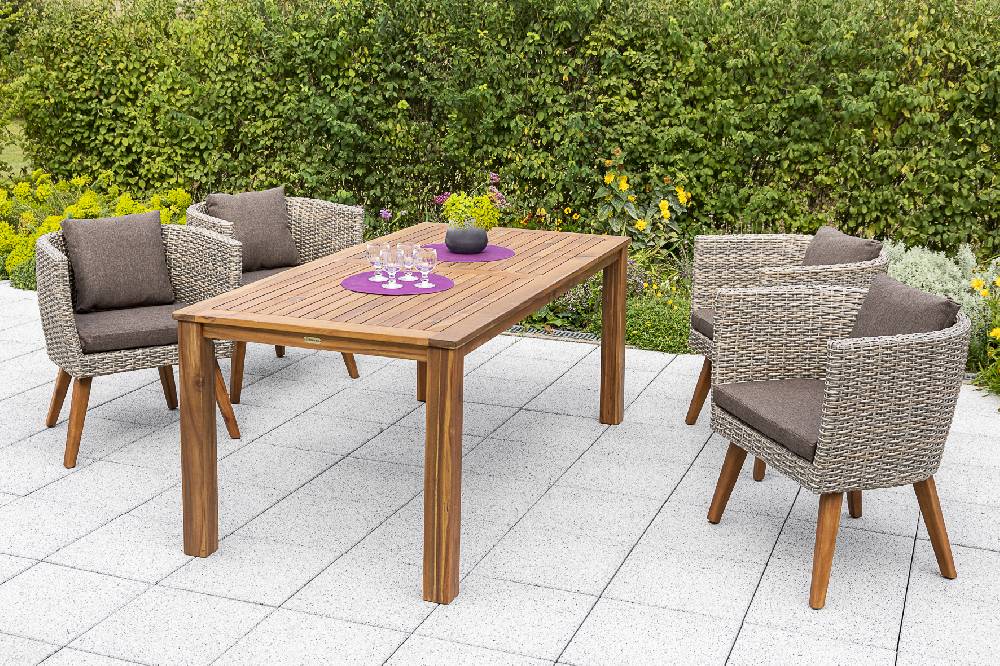 Merxx Imperia Set 5tlg.Tisch 185 x 90 cm Letzte 2 Tage