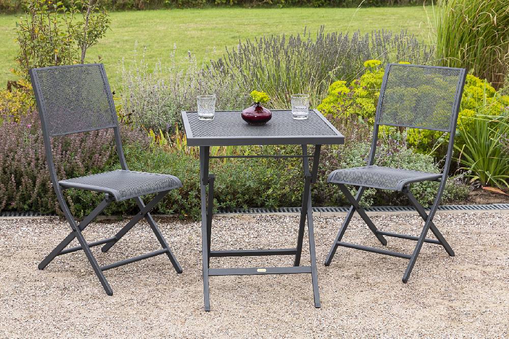 Merxx Samos Set 3tlg. Tisch 60 x 60 cm Kostenloser Versand international