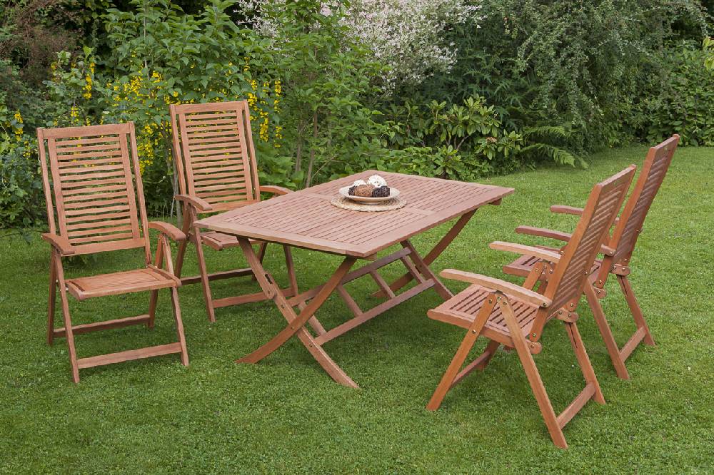 Merxx Cordoba Set 5tlg. Klapptisch 160 x 90 cm Fabrikladen