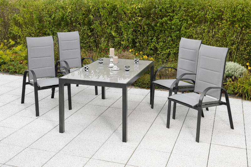 Merxx Marini Set 5tlg. Tisch 150 x 90 cm Begrenzt auf 3 Tage