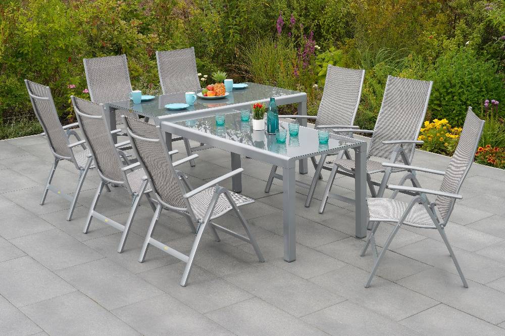 Merxx Taviano Set 11tlg. Flex-Ausziehtisch 160/320 x 90 cm Angebote