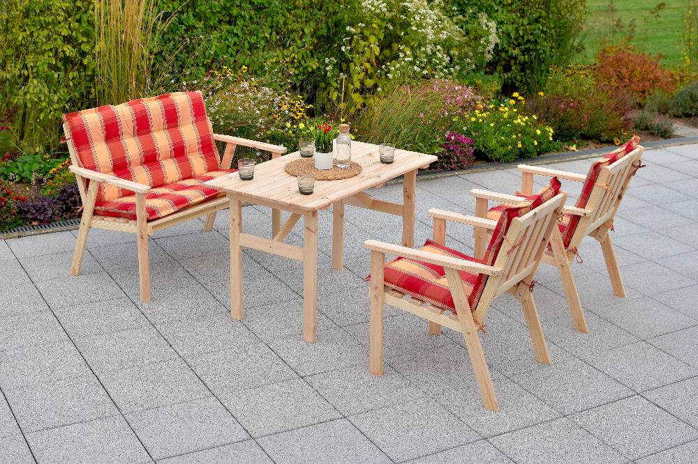 Merxx Sylt Set 8tlg. Tisch 110 x 65 cm Kostenloser Versand
