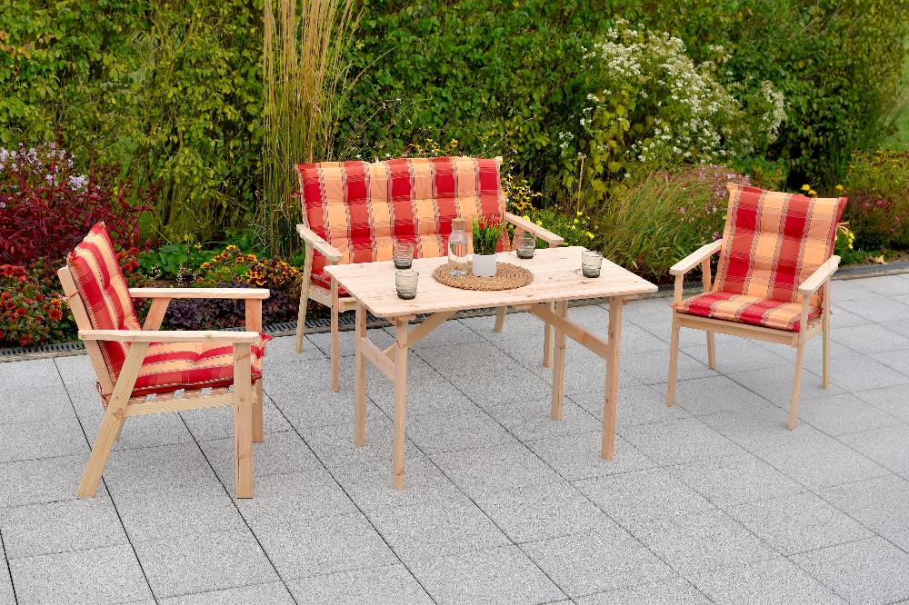 Merxx Sylt Set 8tlg. Tisch 110 x 65 cm Kostenloser Versand