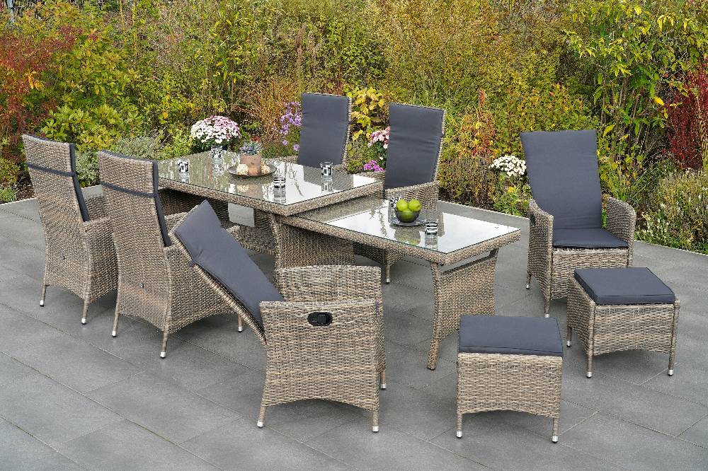 Merxx Ravello Set 17tlg. Tisch verlängerbar 160/270 x 85 cm Exklusive Angebote