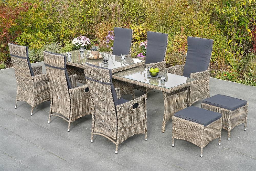 Merxx Ravello Set 17tlg. Tisch verlängerbar 160/270 x 85 cm Exklusive Angebote