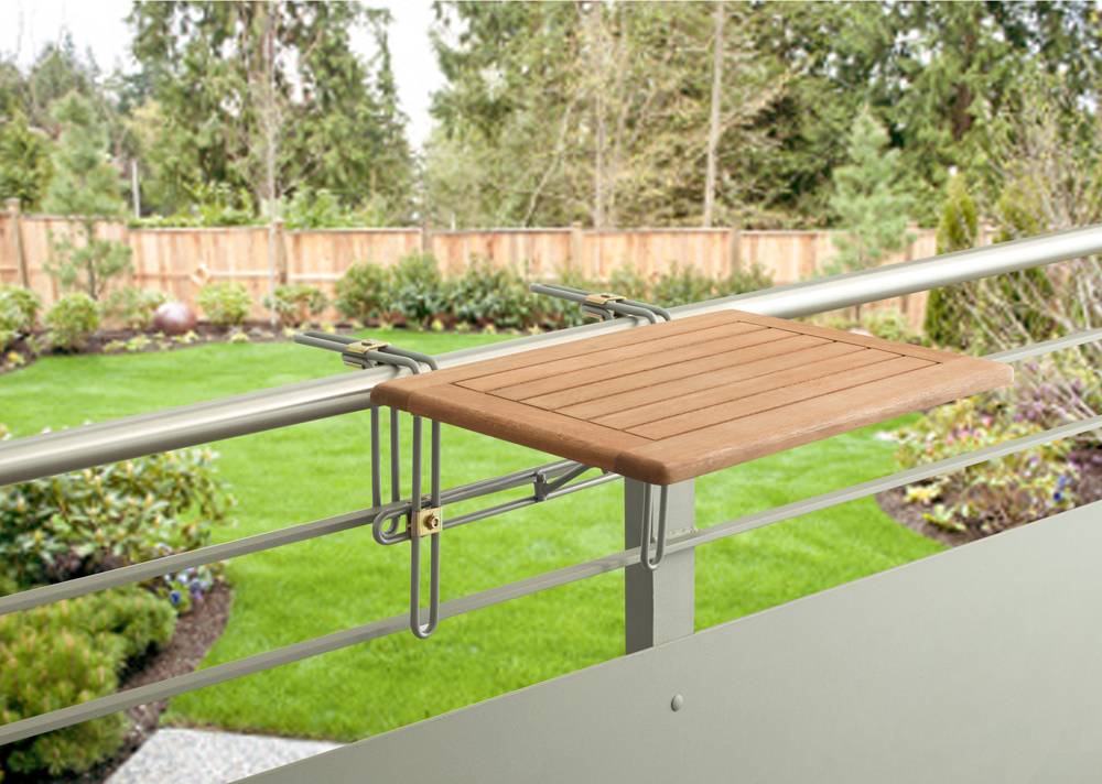Merxx Cordoba Set 3tlg. Balkonhängetisch 60 x 40 cm Speichern exportieren