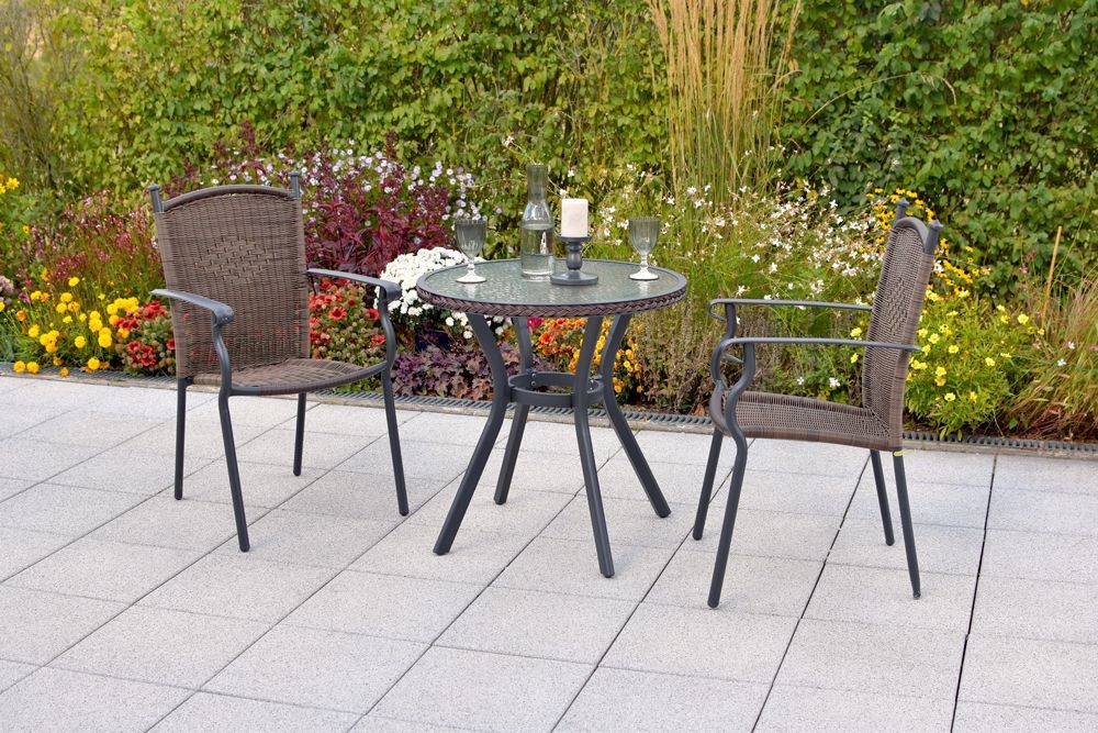Merxx Roma Set 3tlg. Tisch rund ø70 cm Online