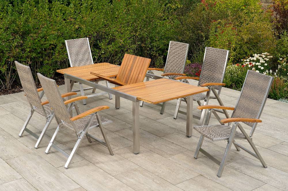 Merxx San Severo Set 5tlg. Ausziehtisch 180/240 x 100 cm Muttertagsangebot