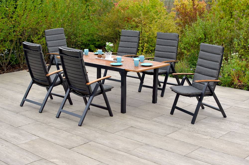 Merxx Astros Set 13tlg. Ausziehtisch 150/200 x 90 cm Räumungsverkauf