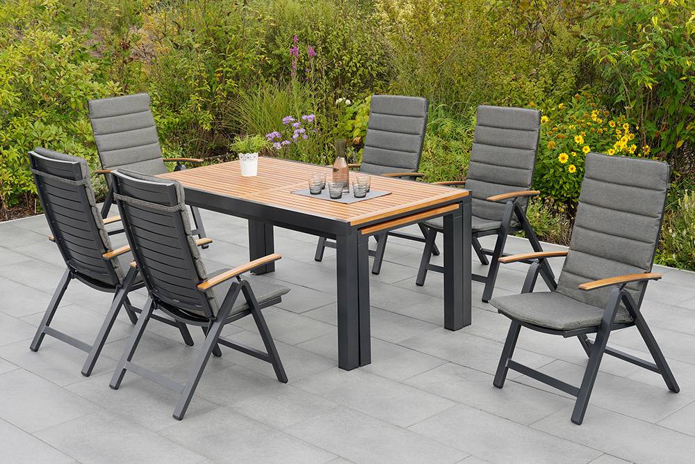Merxx Astros Set 13tlg. Flex-Ausziehtisch 180/300 x 100 cm Kauf eins, bekomm eins gratis