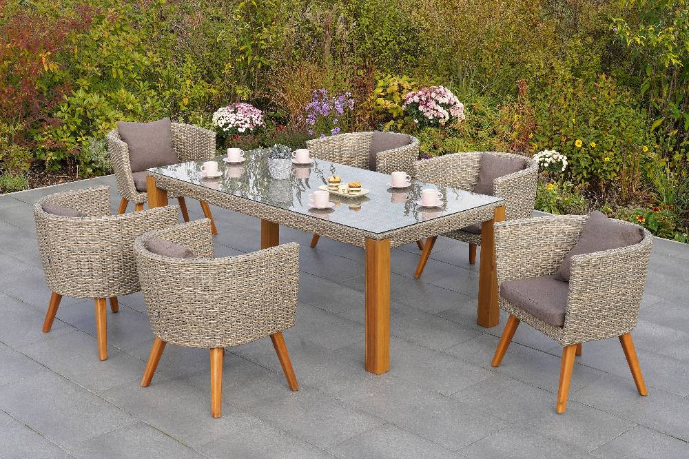 Merxx Imperia Set 7tlg. Tisch 200 x 100 cm Zeitbegrenzte Promotion