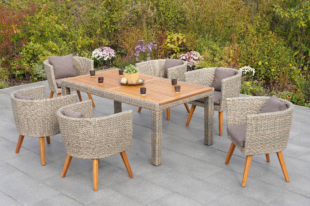 Merxx Imperia Set 7tlg. Tisch 180 x 100 cm Bis zu 50% Rabatt