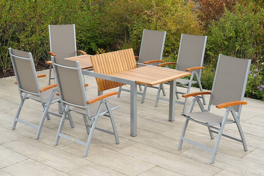 Merxx Naxos Set 7tlg. Tisch 150 x 90 cm Black Friday Preise