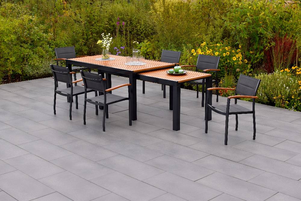 Merxx Paxos Set 7tlg. Flex-Ausziehtisch 180/300 x 100 cm 2025