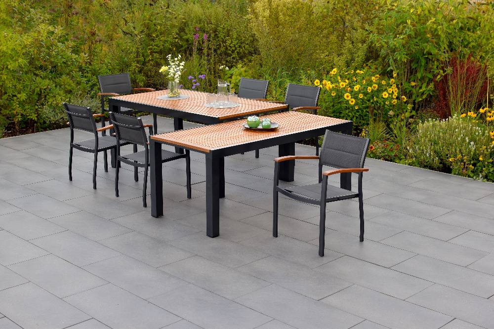 Merxx Paxos Set 7tlg. Flex-Ausziehtisch 180/300 x 100 cm 2025