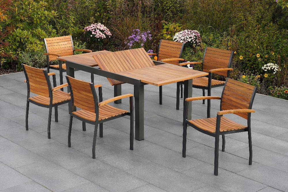 Merxx Santorin Set 7tlg. Ausziehtisch 150/200 x 90 cm Verkauf