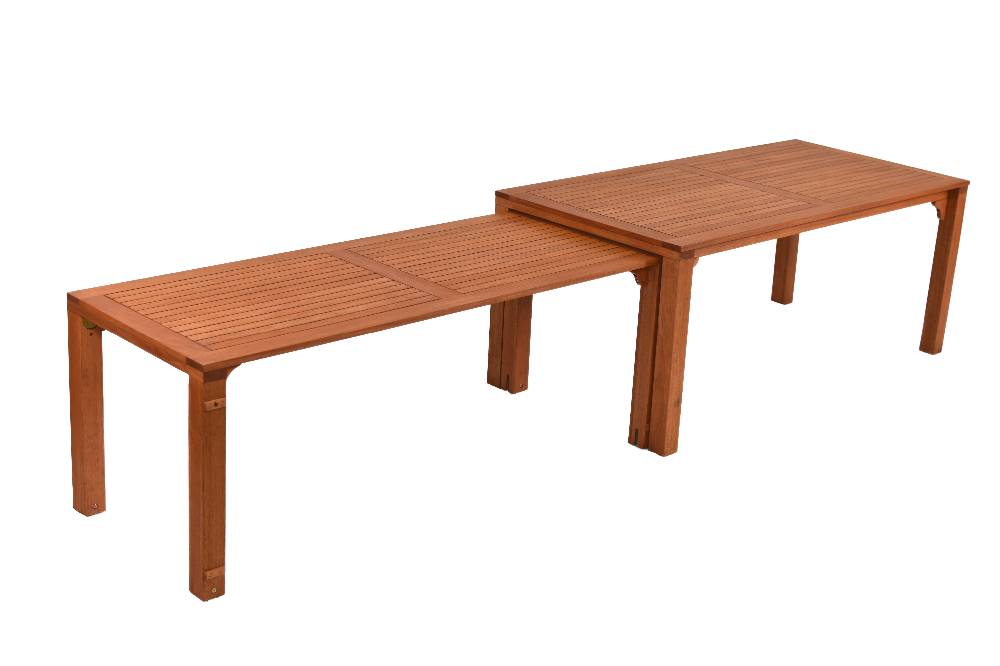 Merxx Comodoro Set 17tlg. Flex-Ausziehtisch 185/370 x 90 cm im Angebot