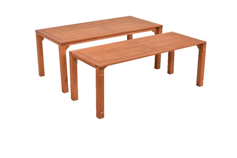 Merxx Comodoro Set 17tlg. Flex-Ausziehtisch 185/370 x 90 cm im Angebot