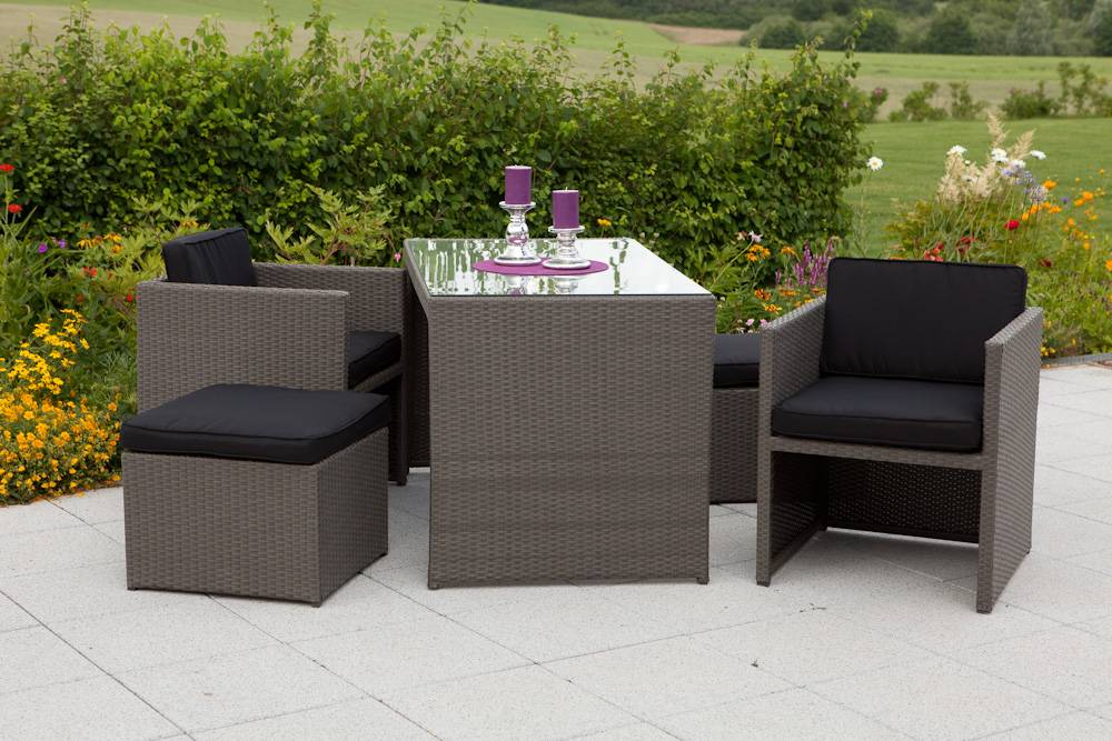 Merxx Merano Balkonset 11tlg. Tisch 69 x 127 cm Neueste Mode