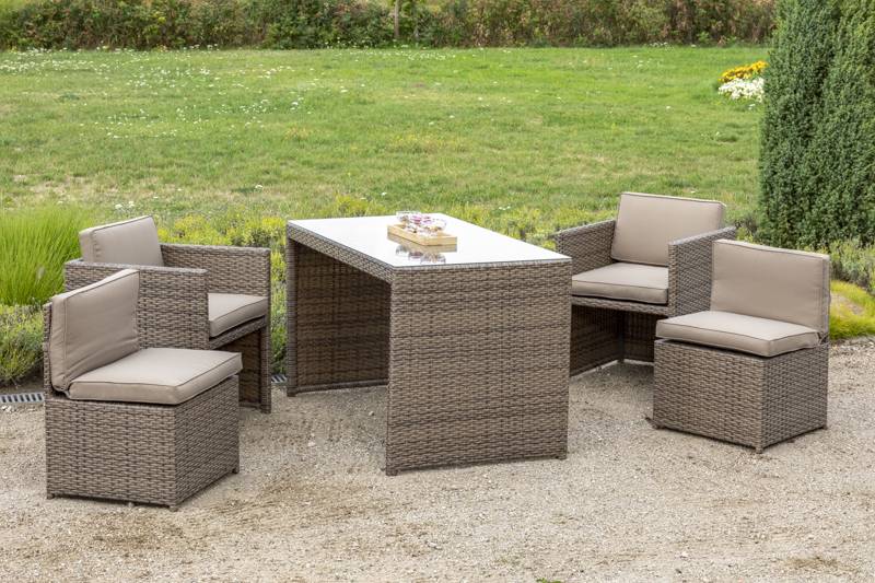 Merxx Merano Set 11tlg. Tisch 128 x 70 cm Zeitlich begrenztes Angebot