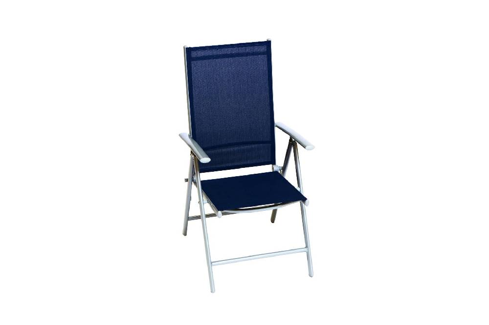 Merxx Amalfi Klappsessel 5 Pos. Marineblau - 2er Set Nur für heute