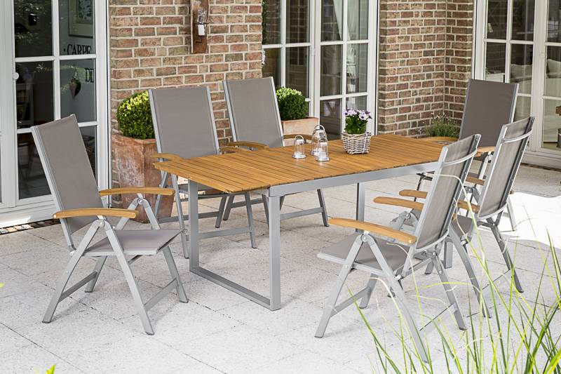 Merxx Naxos Set 7tlg. Ausziehtisch 150/200 x 90 cm Cyber Monday