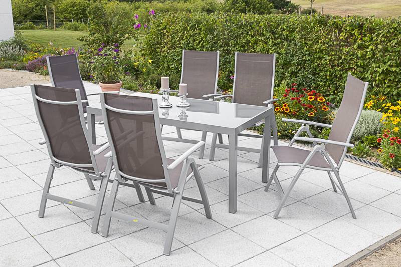 Merxx Carrara Set 7tlg. Tisch 150 x 90 cm Heißer Verkauf