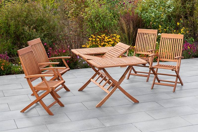 Merxx Comodoro Set 5tlg. Ausziehtisch 110/160 x 90 cm Bis zu 60% Rabatt