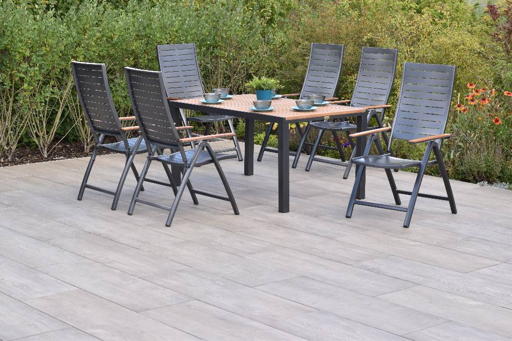 Merxx Tinos Set 7tlg. mit Tisch 150 x 90 cm