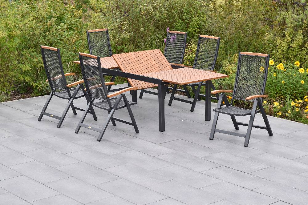Merxx Tilos Set 7tlg. mit Ausziehtisch 180/250 x 100 cm Saisonale Angebote