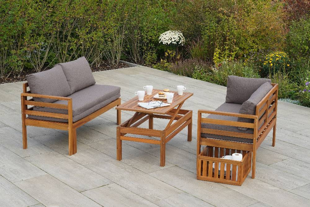 Merxx Brasilia Balkonset Tisch 100 x 56 cm Zeitbegrenzte Promotion