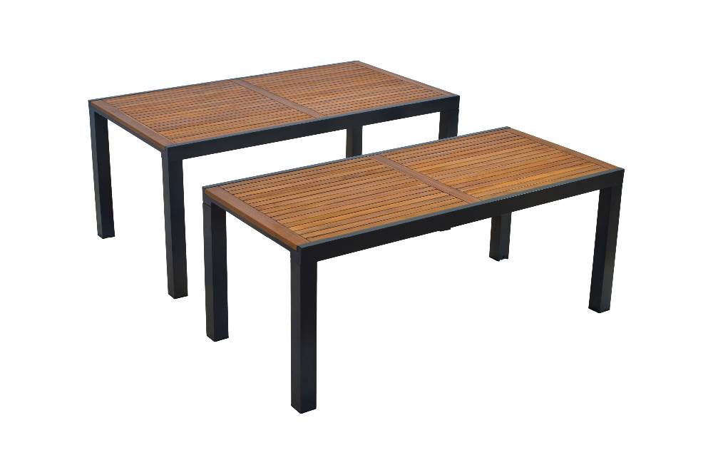 Merxx Tinos Set 9tlg. mit Flex-Ausziehtisch 180/360 x 100 cm Versandkostenfrei
