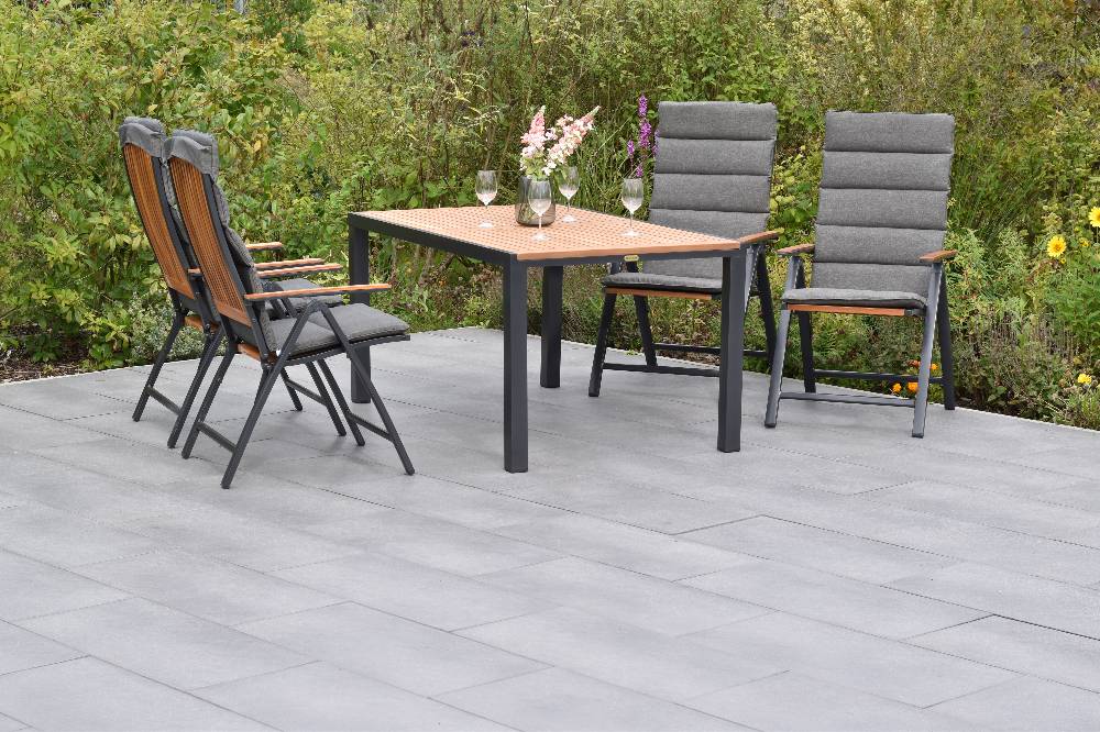 Merxx Athos Set 9tlg. mit Tisch 150 x 90 cm - inkl. Kissen Neueste Mode