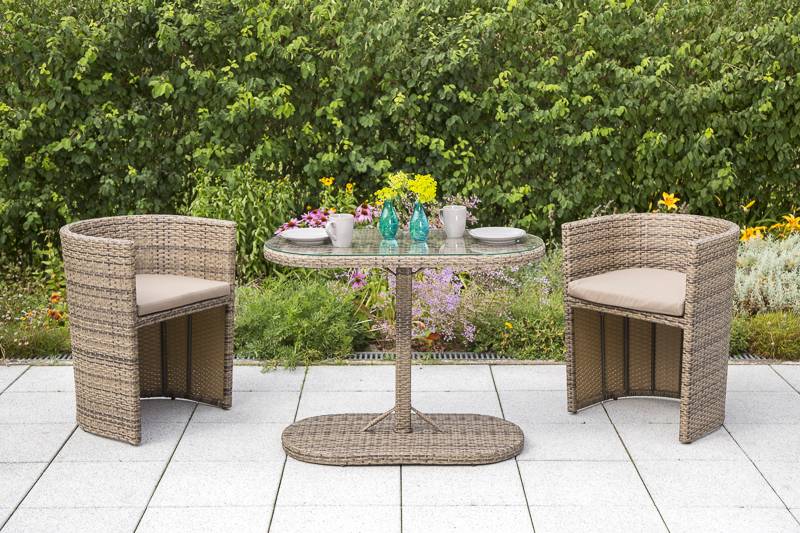 Merxx Ancona Set 3tlg. Tisch 150 x 50 cm Zeitbegrenzte Promotion