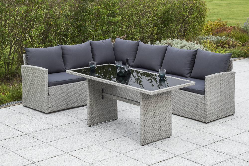Merxx Lanzarote Eckset Tisch 144 x 69 cm
