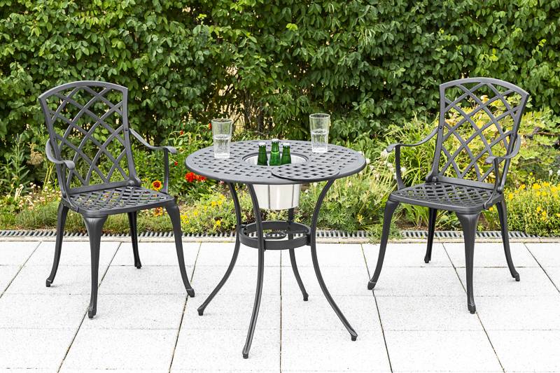 Merxx Rhodos Set 3tlg. Tisch rund ø 70 cm Outlet