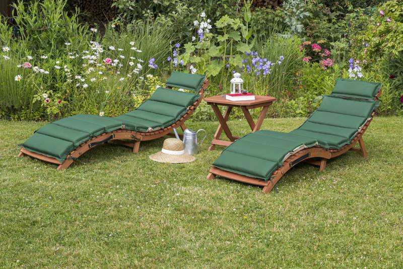 Merxx Ipanema Set 3tlg. Hocker 50 x 50 cm mit Kissen Rabatt