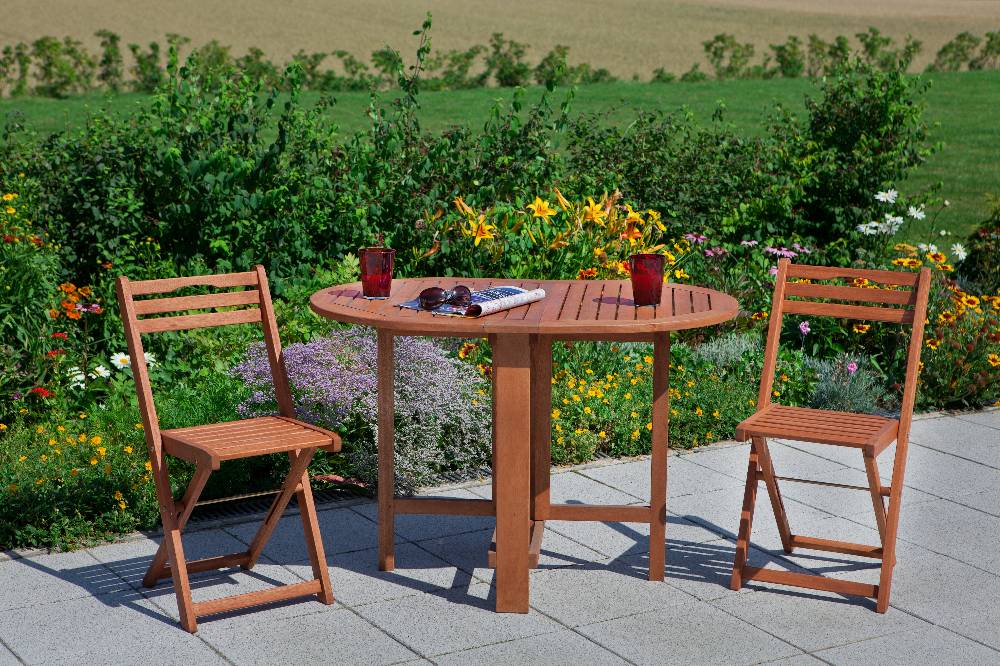 Merxx Porto Set 3tlg. Klappentisch 120 x 60 cm Begrenztes Angebot