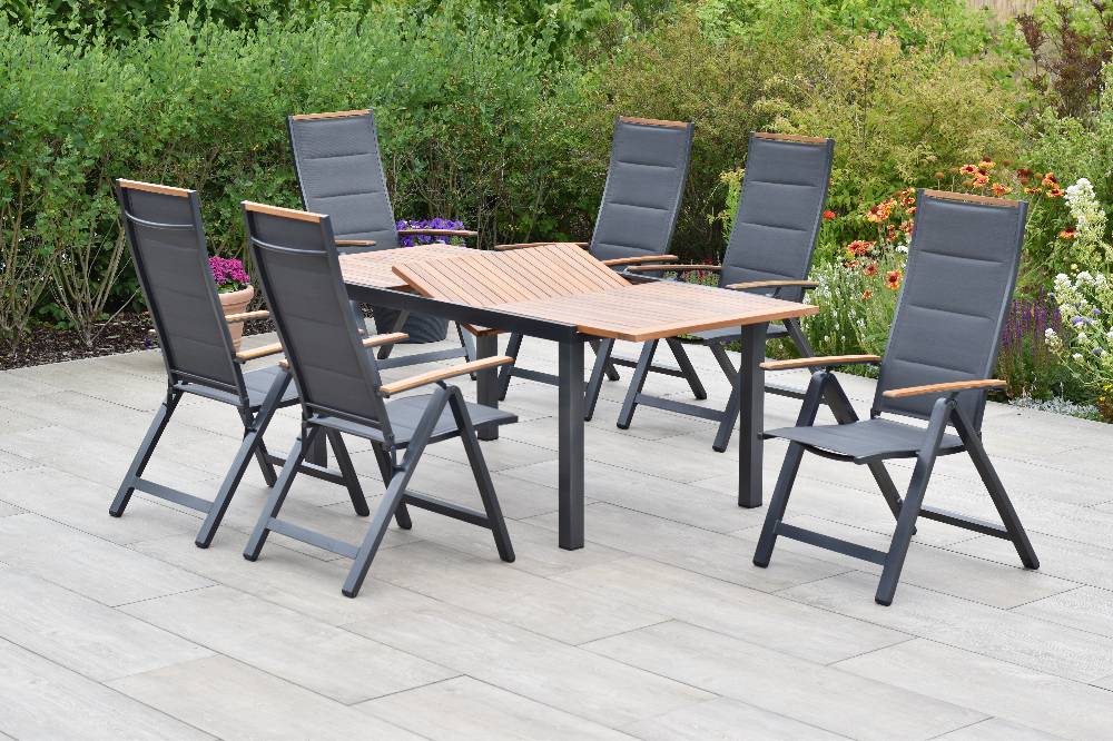 Merxx Verona Set 7tlg. mit Ausziehtisch 150/200 x 90 cm Kauf eins, bekomm eins gratis