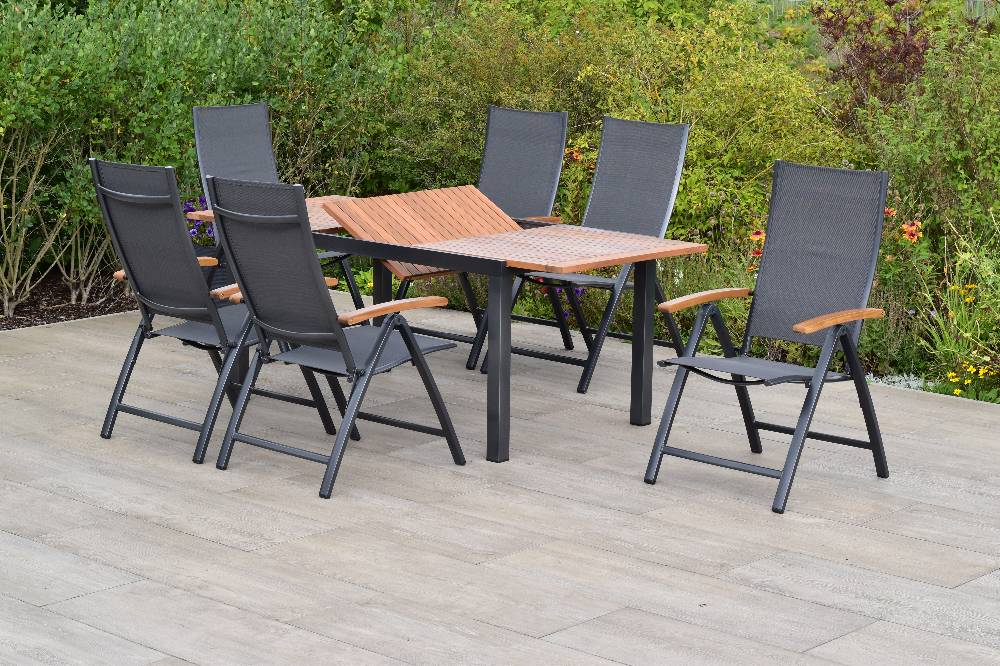 Merxx Toblino Set 7tlg. mit Ausziehtisch 150/200 x 90 cm Letzter Tag