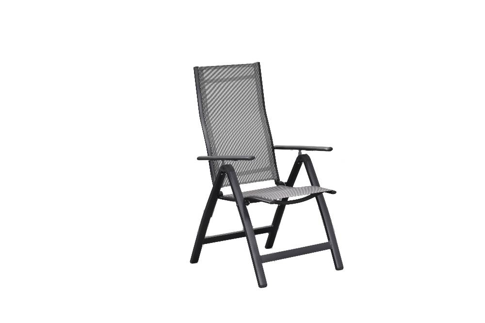 Merxx Carrara Klappsessel 5 Pos. Diamantbraun - 2er Set