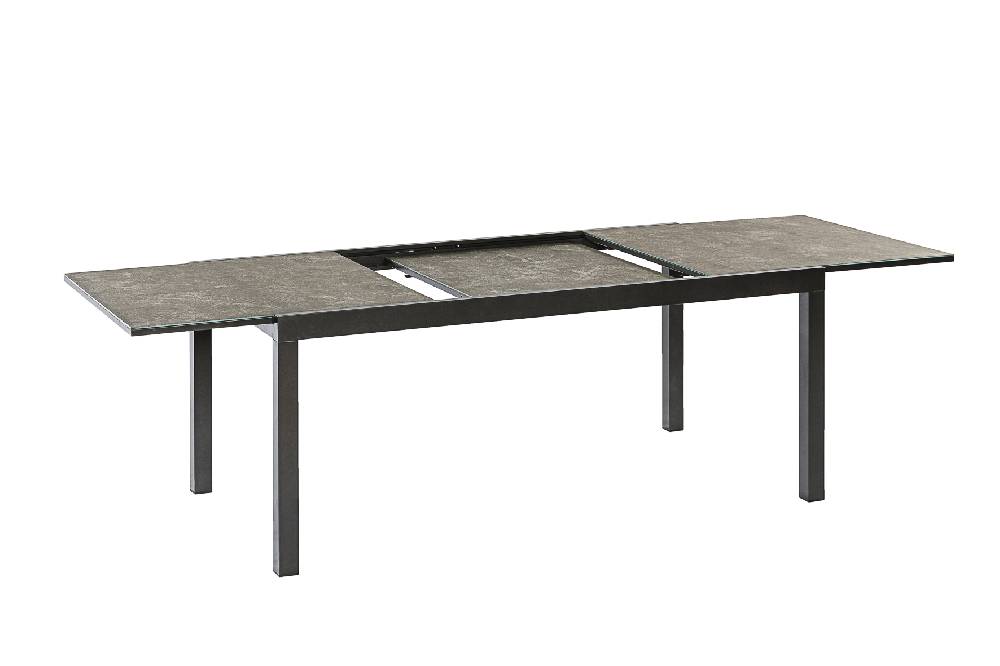Merxx Amalfi di Lusso Set 7tlg. mit Semi-Ausziehtisch mit Digitaldruckplatte 180/250 x 100 cm Auslauf