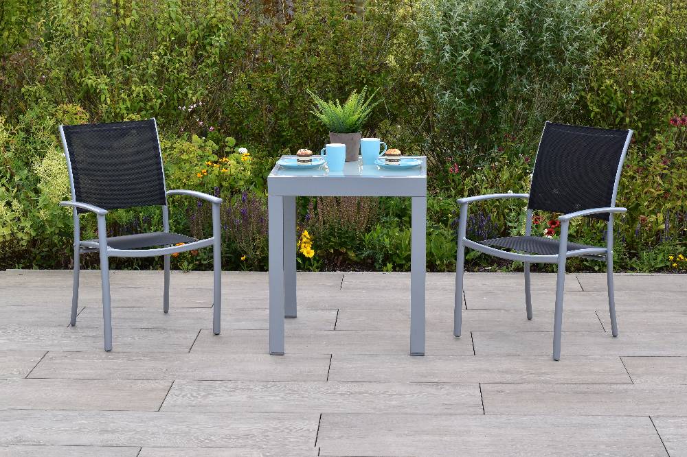 Merxx Milano Set 3tlg. Mit Balkon-Ausziehtisch 65/130 x 65 cm Verkauf