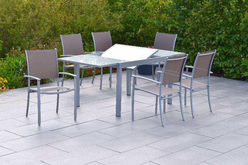 Merxx Milano Set 7tlg. mit Ausziehtisch 120/180 x 90 cm Kostenloser Versand