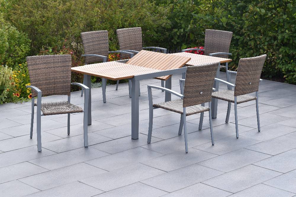 Merxx Savona Set 7tlg. mit Ausziehtisch 150/200 x 90 cm Großer Ausverkauf