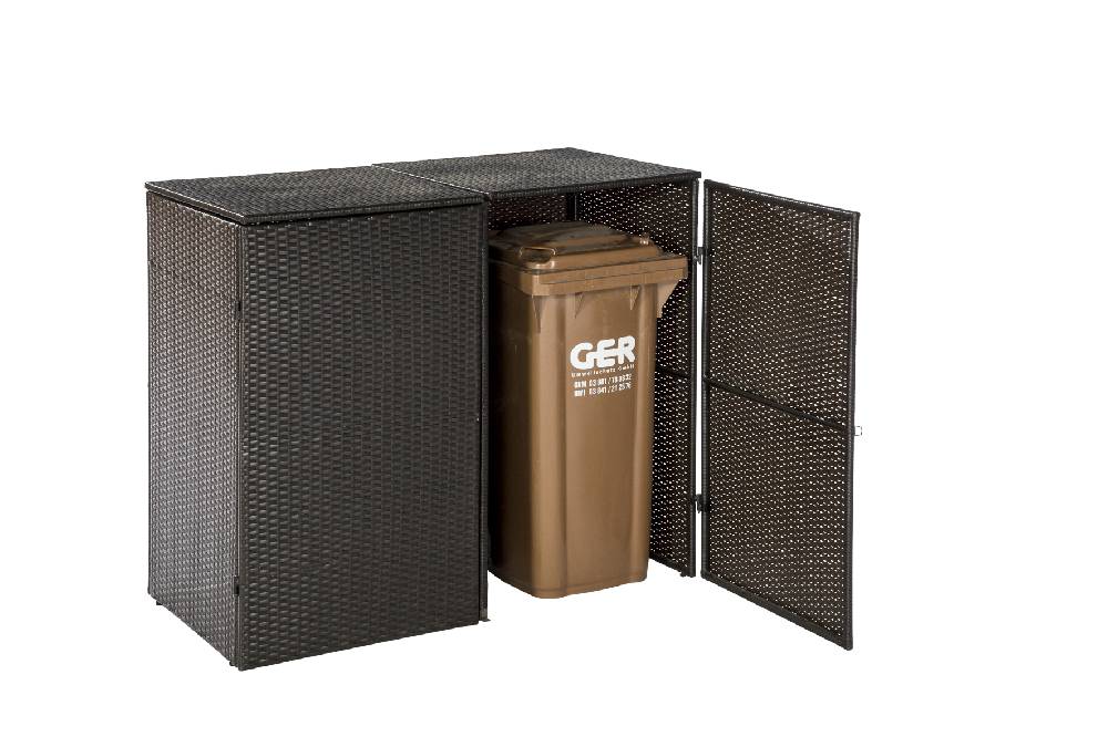 Merxx Mülltonnenabdeckung 2er 240 Liter Top Angebot